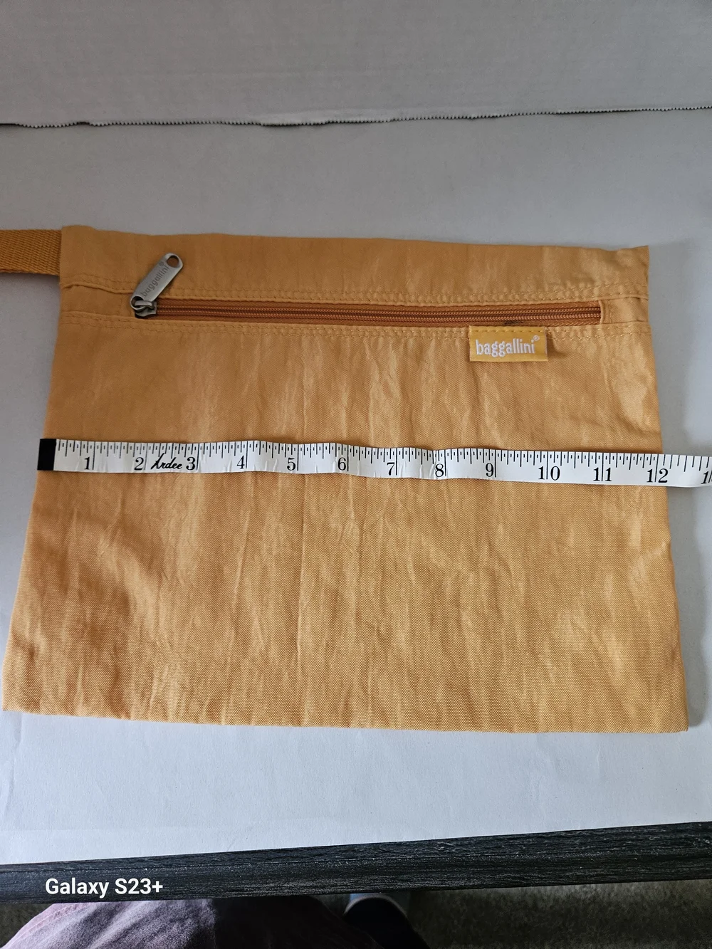 Baggallini Yellow Wristlet Travel Pouch